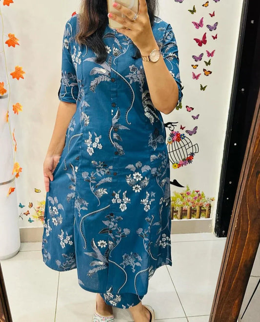 Summer Cotton Co-Ord Set For Women